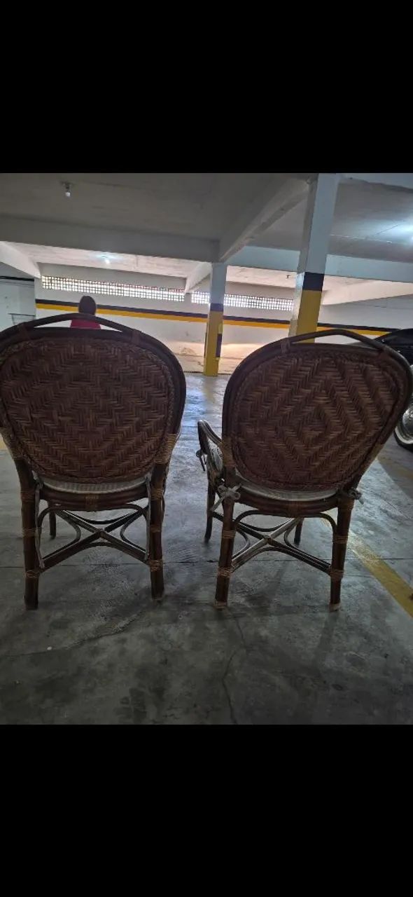 Par de Cadeiras de Bambu - Foto 4