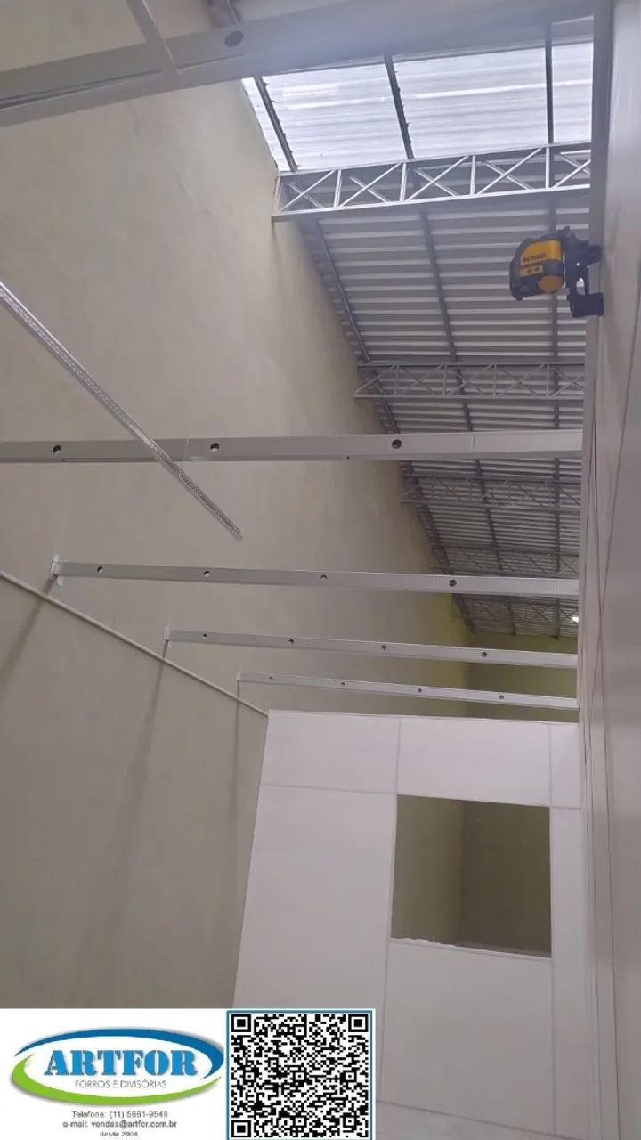 Forro Isopor Pintado, Forro Modular Isopor, Teto Isopor, Teto com Forro Isopor Pintado.  - Foto 2