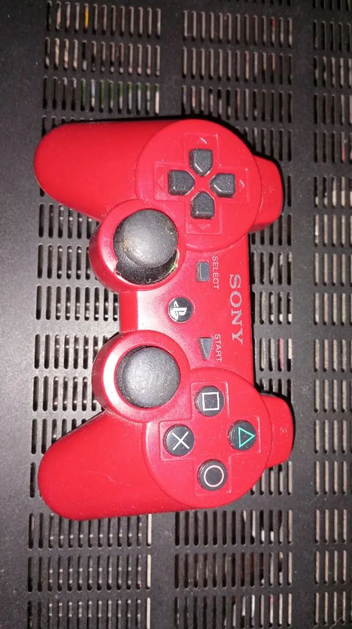 Controle PS3 Vermelho