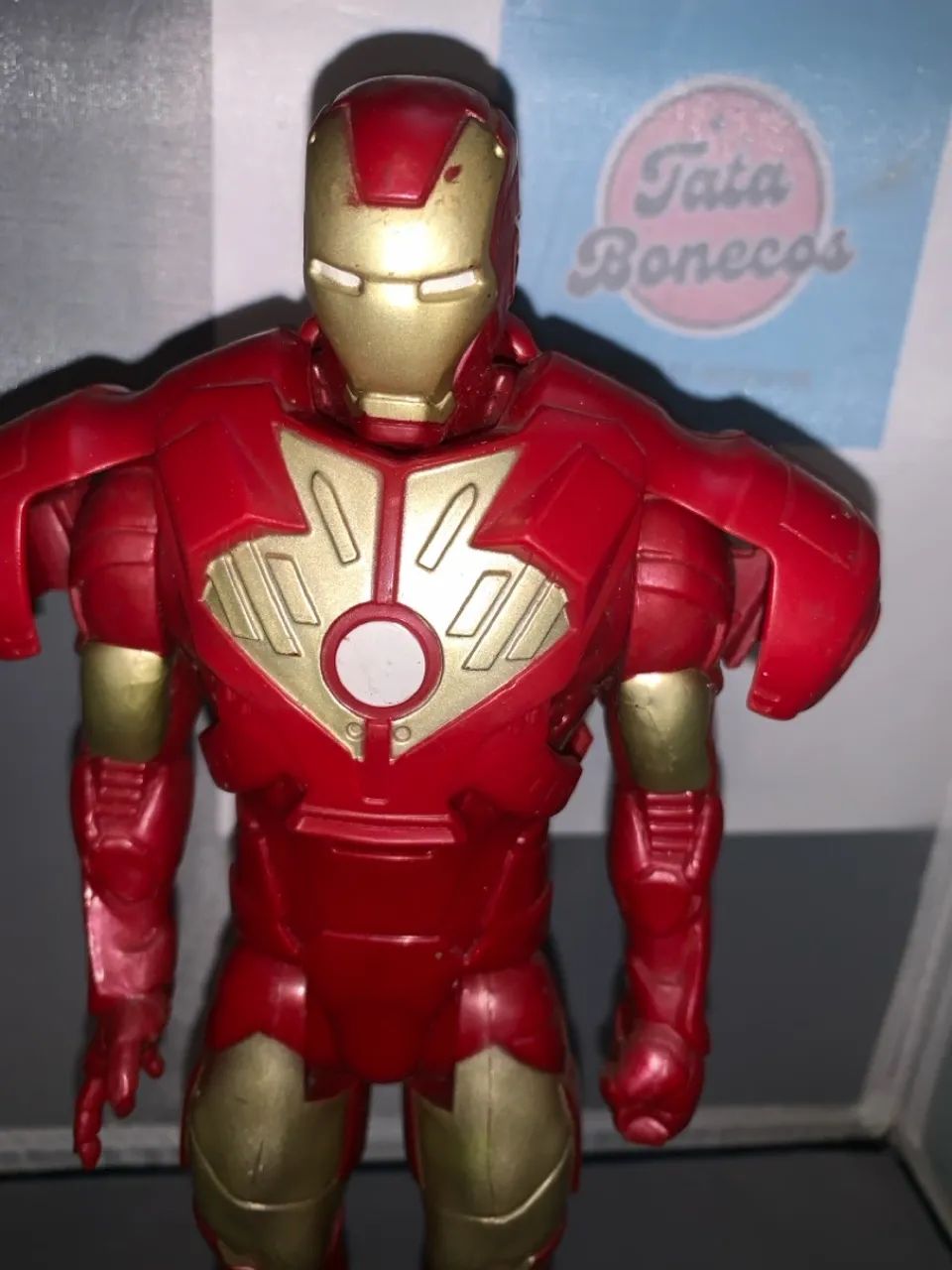 Boneco homem de ferro com armadura 30 cm 