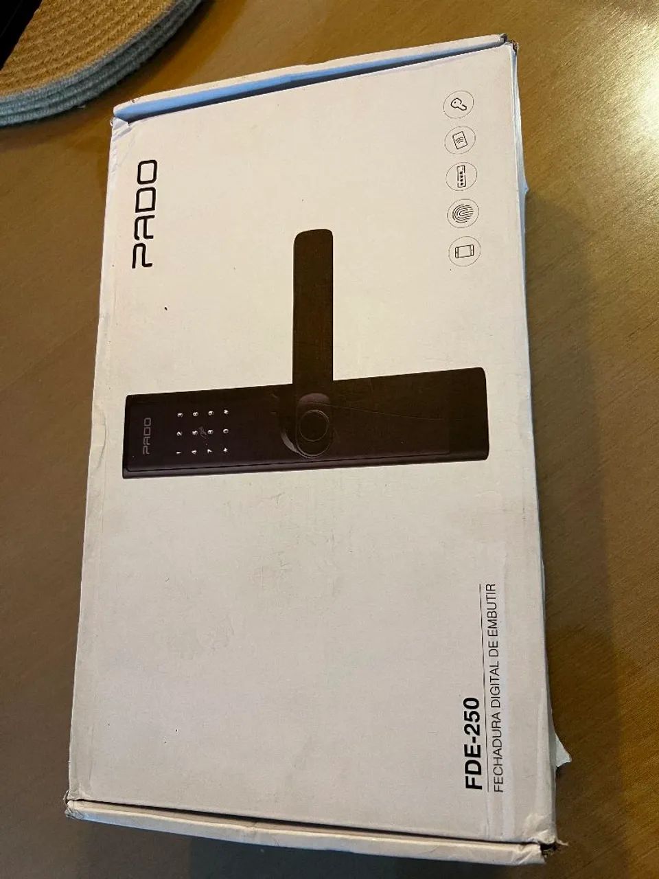 Fechadura Digital Pado de Embutir Preta - FDE250 - Foto 3