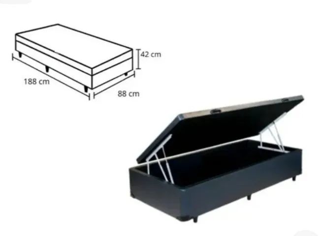 Cama Baú Solteirão - Foto 3