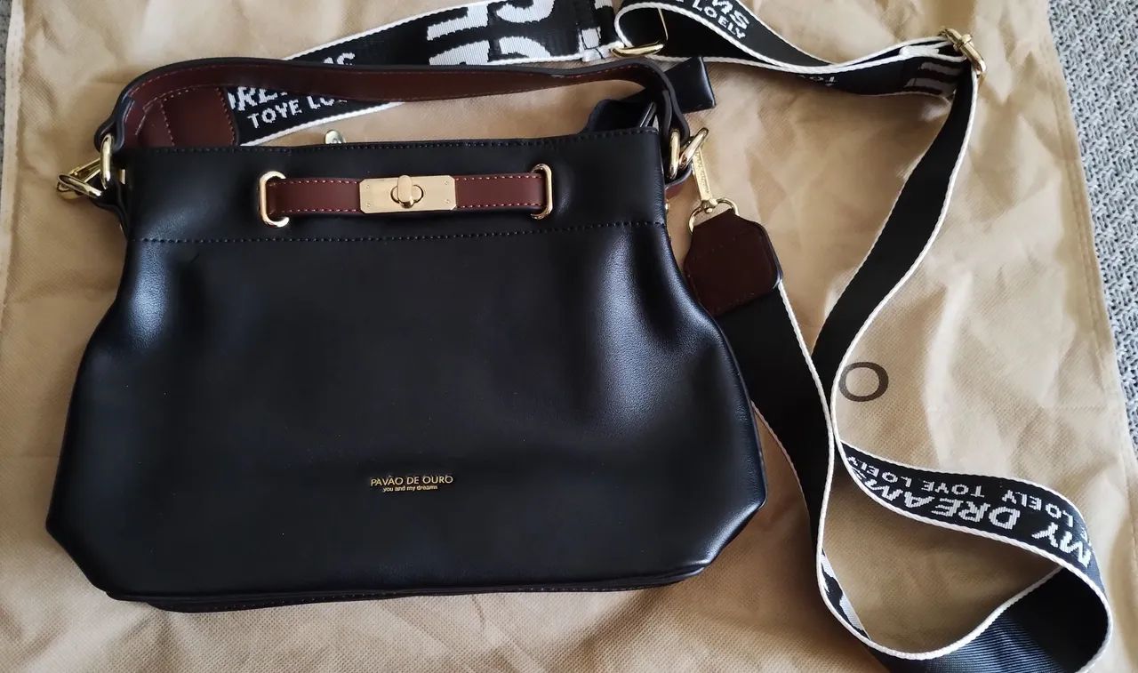 Bolsa Pavão de Ouro - Elegância e Estilo