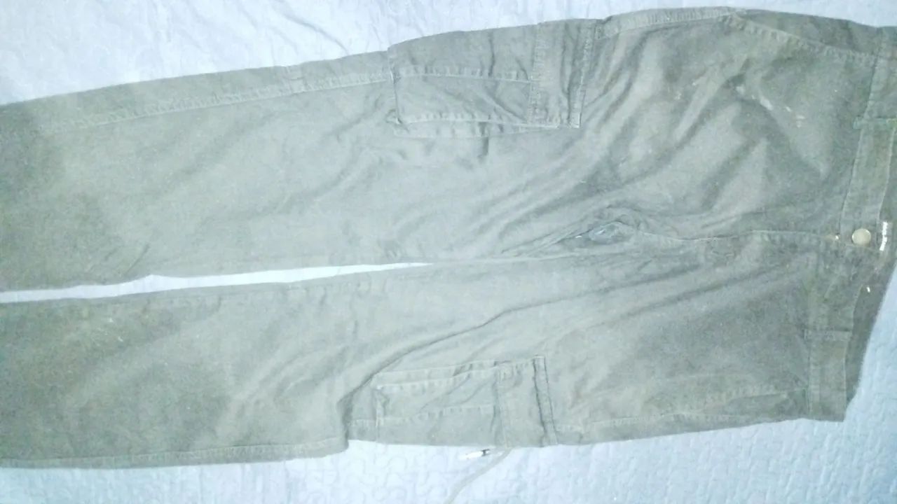 Calça Cargo Preta - Foto 4
