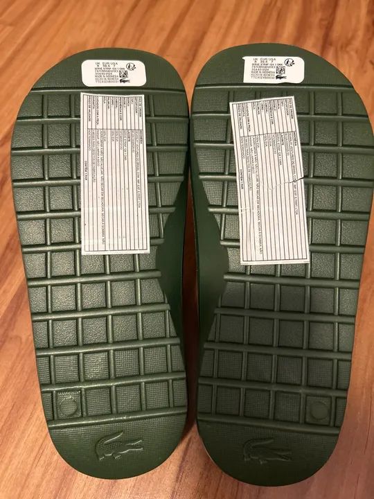 Chinelo Papete Lacoste Verde - Novo e Original  - Foto 3