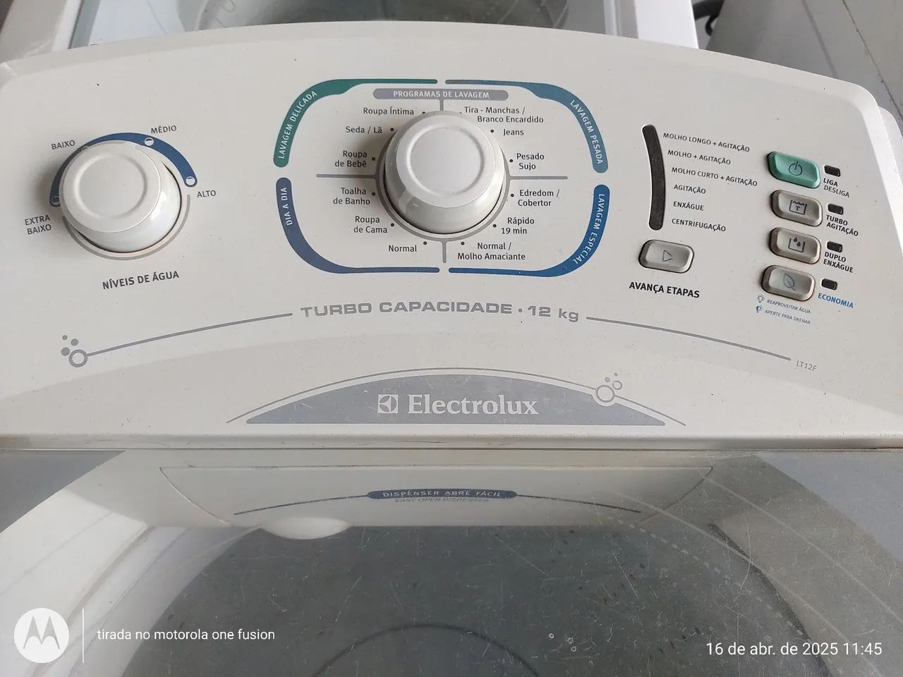 LAVADORA ELECTROLUX LT12F 220V