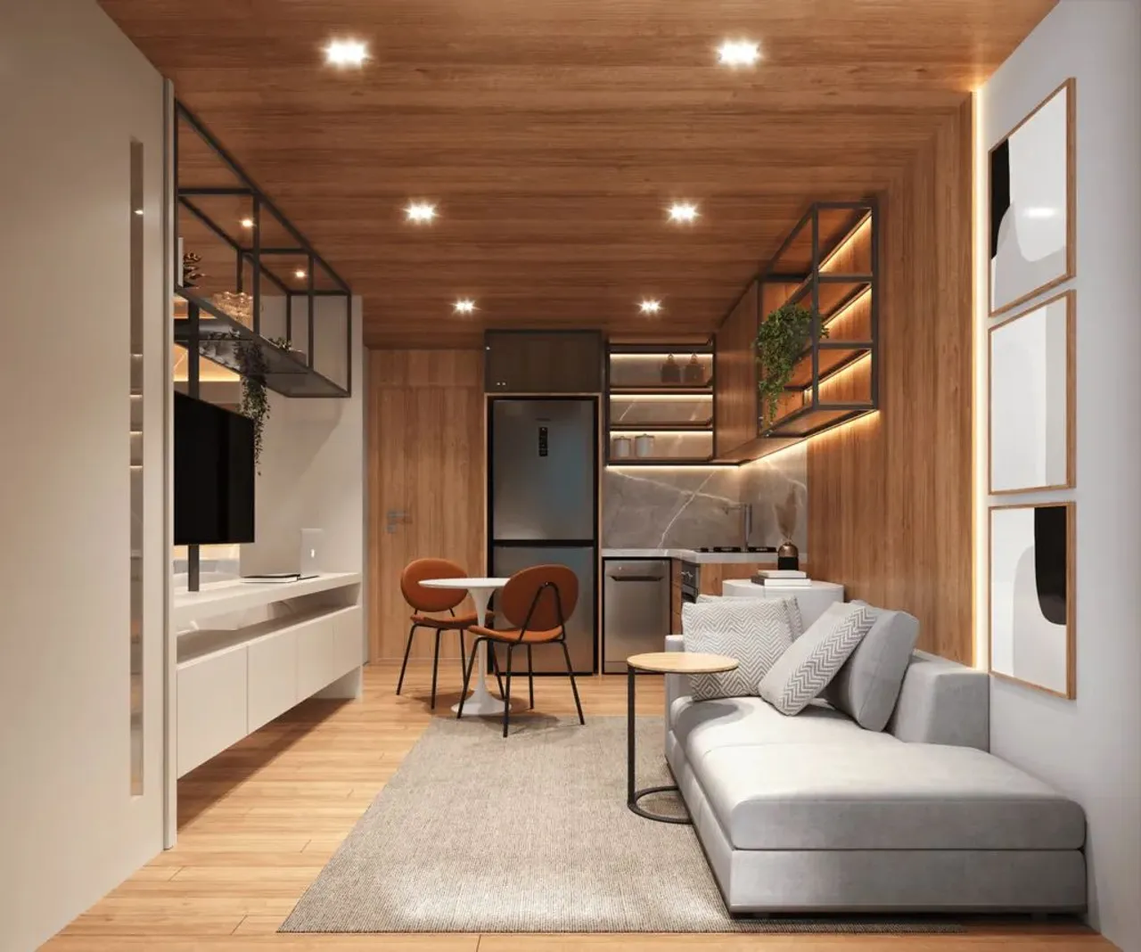 Flats / Studios e Apartamentos 1 e 2 quartos no Atlantis New - Perfeito para morar ou inve