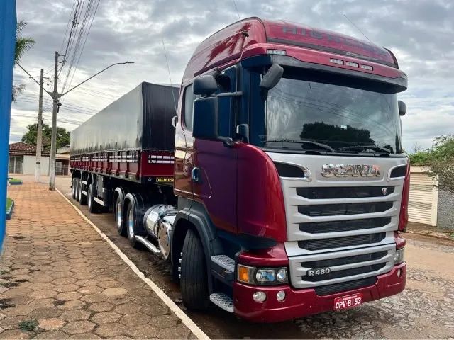 Scania R480 6x4 2019 + Carreta Guerra 2020