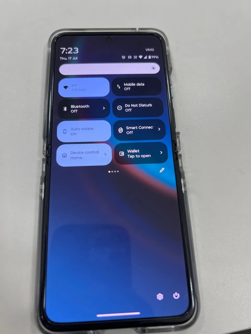 Smartphone Vivo com tela grande e bateria de longa duração