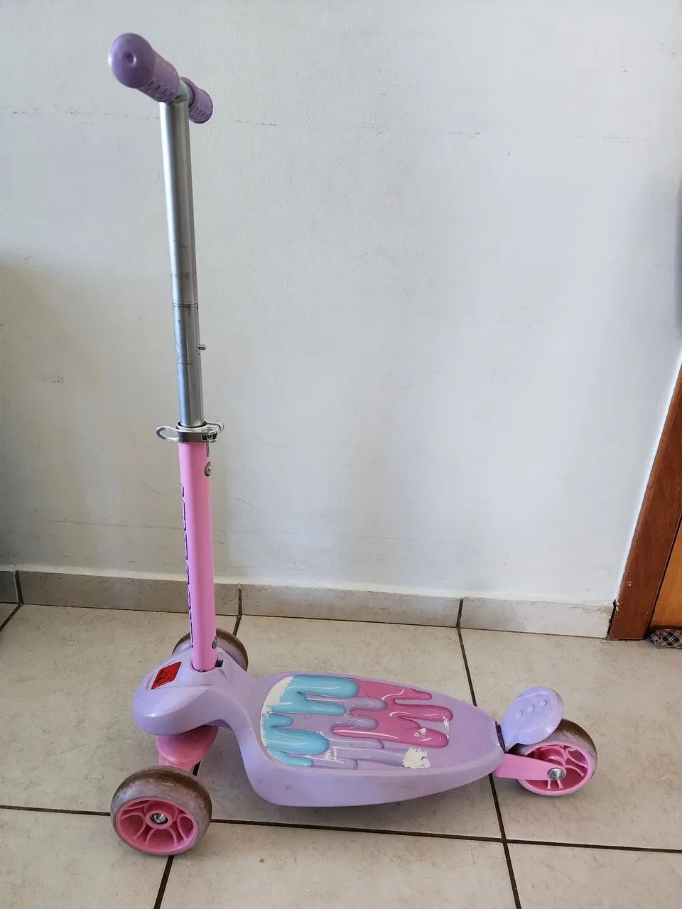 Patinete Infantil Skater - Rosa Bandeirante - Foto 2