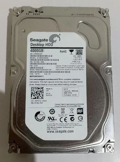 Hd de Pc Seagate Seminovo de 4Tb Funcionando 100%. 
