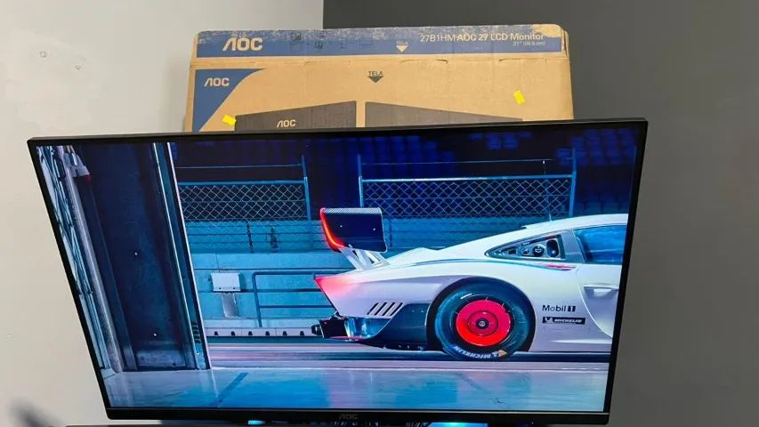 AOC 27-inch Monitor with HDMI 75 Hz Complete with Base and Box64312624230658124