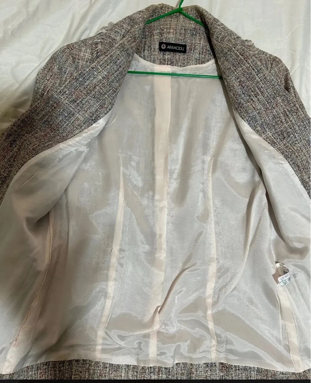 Blazer Aramodu Tweed com Franjas - Foto 5