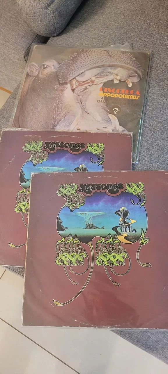 LPs Yesongs e Discoteca Hippopotamus