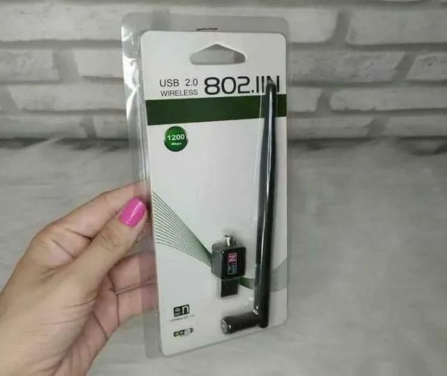 Adaptador Wireless Usb Sem Fio Antena Wifi 1200 Mbs, entregamos