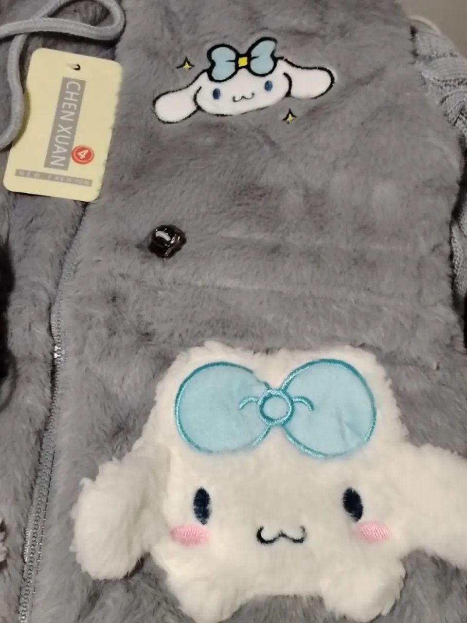 Blusa de Frio infantil  Flanelada Importada com capuz + bolsinha-casaco - Foto 5