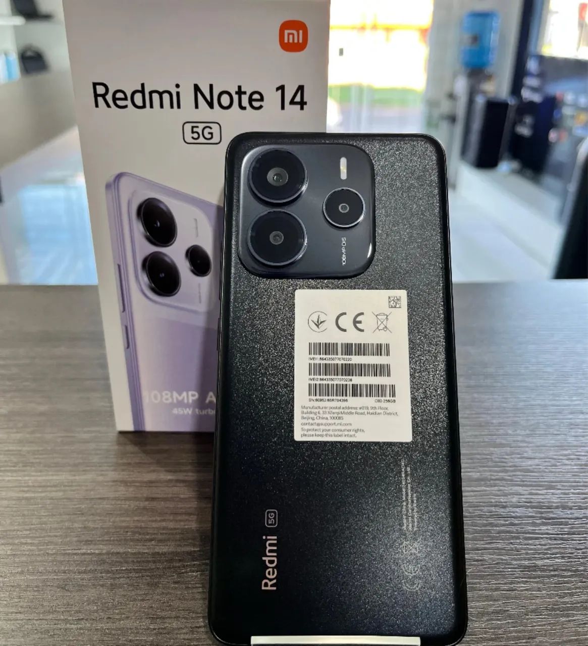 Redmi Note 14 5G NFC 256GB 08GB RAM Lacrado Versão Global Entregamos Grátis 