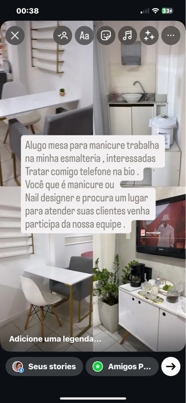 Alugo sala para manicure ou nail designer trabalha  