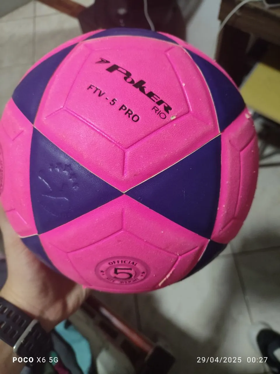 Bola de Futvolei Poker Rio FTV-5 PRO