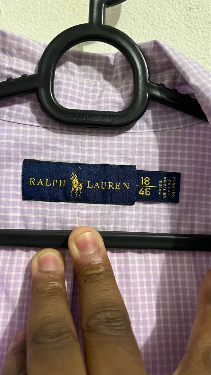 Camisa social Ralph Lauren TAM 46 - Foto 3