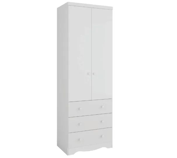 Guarda Roupa Infantil 100% MDF Junior 2 Portas 