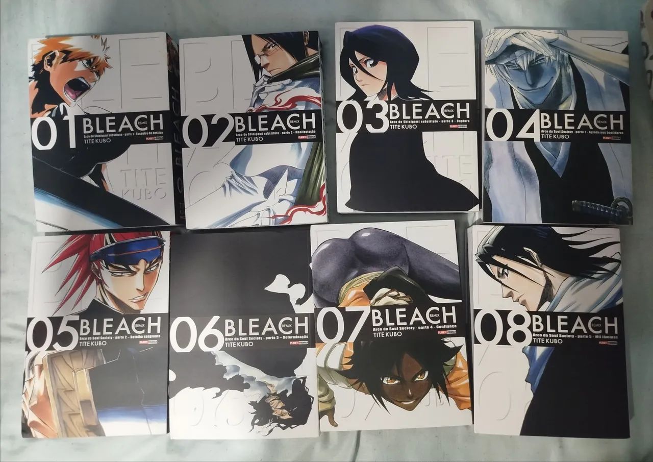 Mangá Bleach - Volumes 1 a 8 (Completo) - Foto 2