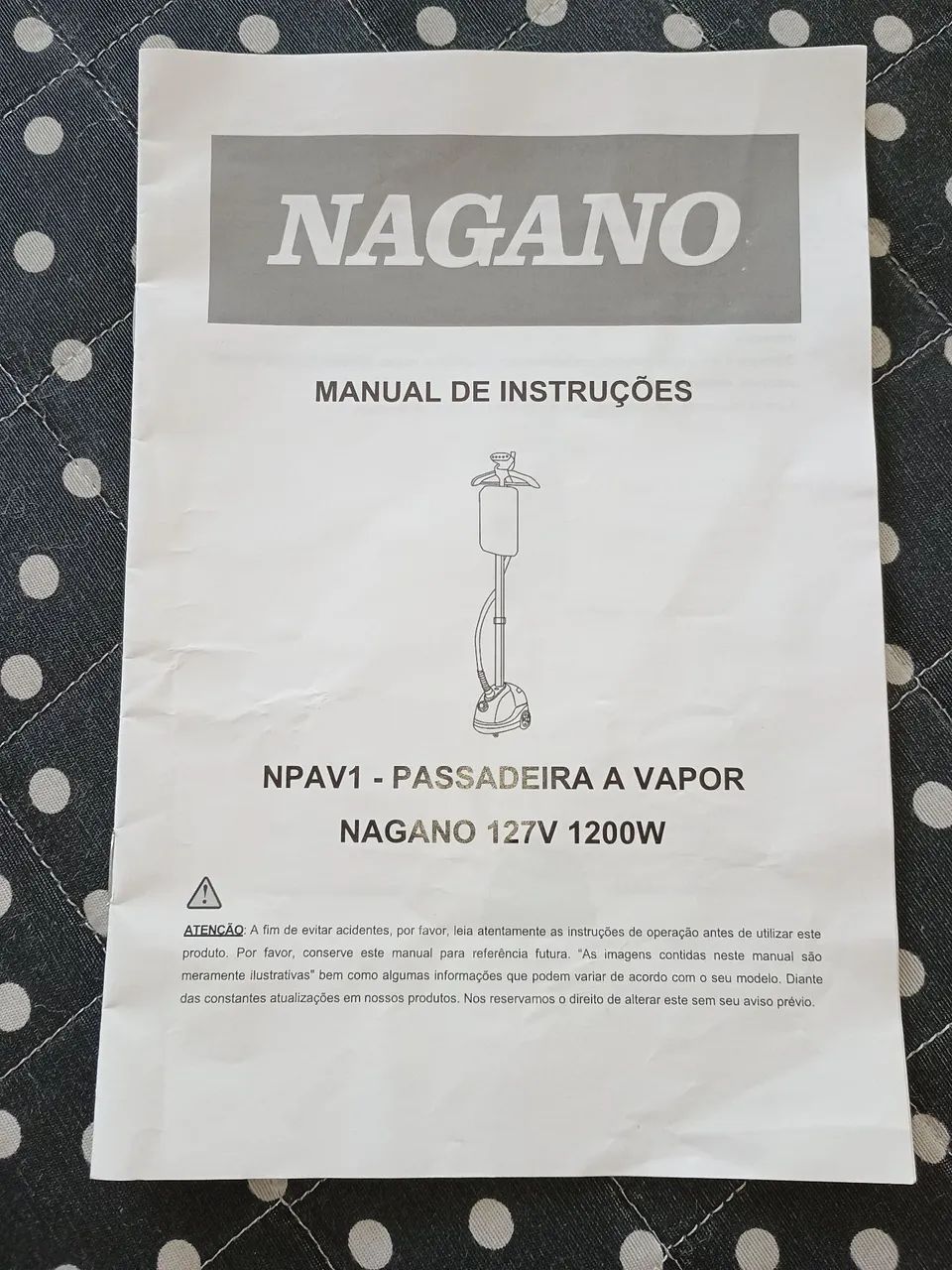 Passadeira a vapor Nagano - Foto 5