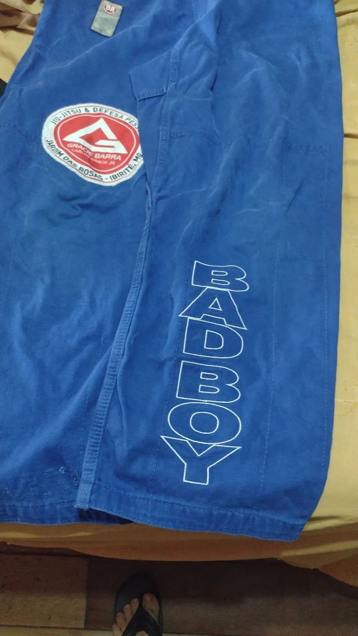 Kimono Jiu-Jitsu Bad Boy - Azul - Foto 6