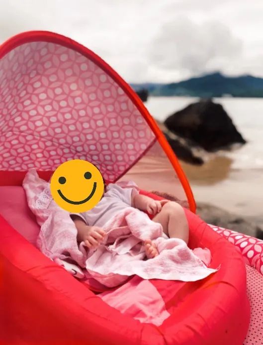 Boia para bebê com capota Swimways - Foto 2