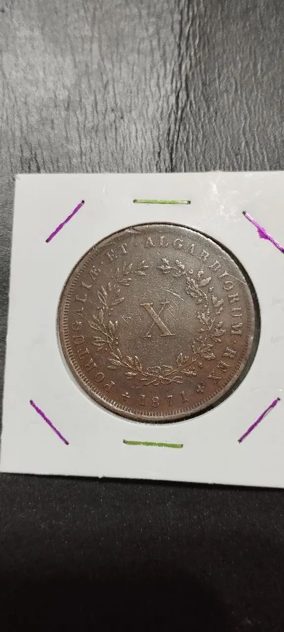 Moeda Portuguesa 1871 - Foto 2