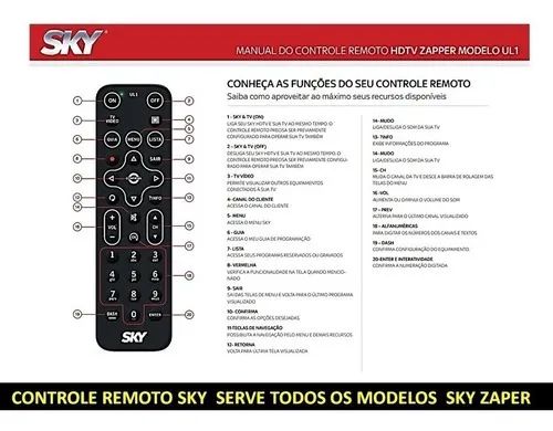Controle Remoto Sky - Foto 4