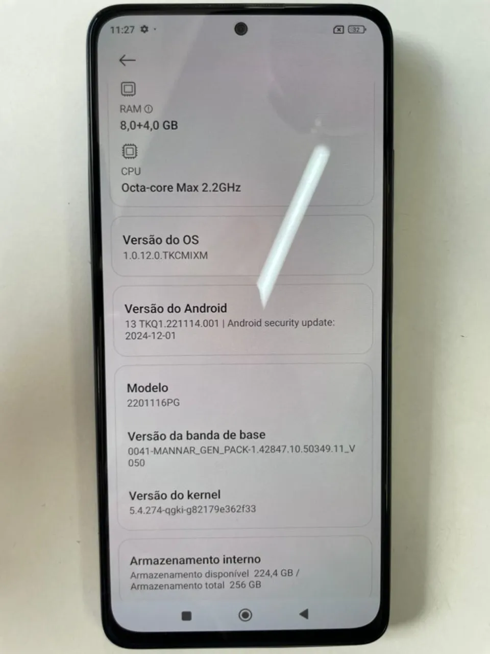 Xiaomi Poco X4 Pró Sem detalhes