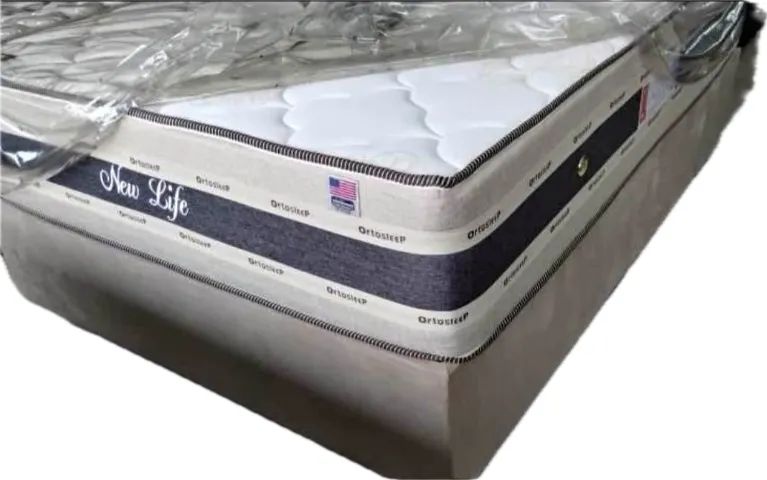 Cama box colchão gigante base 