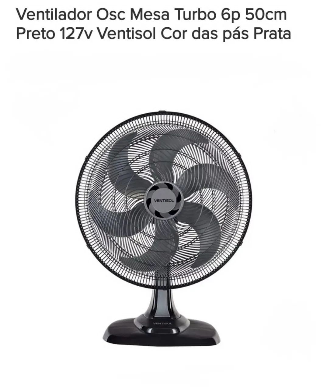 Ventilador 50cm de mesa