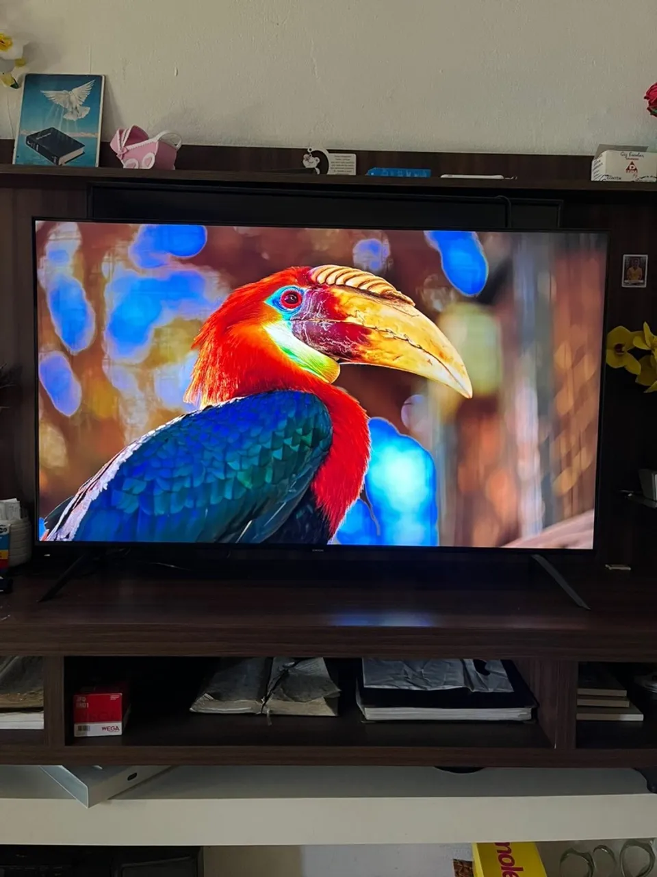 Televisor com imagem vibrante