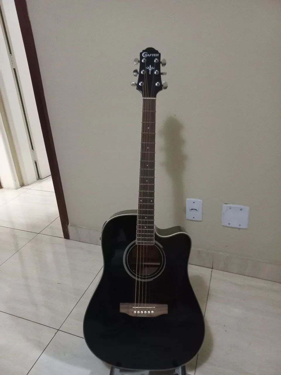 Violão Eletroacustico Crafter Modelo HDC-24EQ/BK - Foto 5