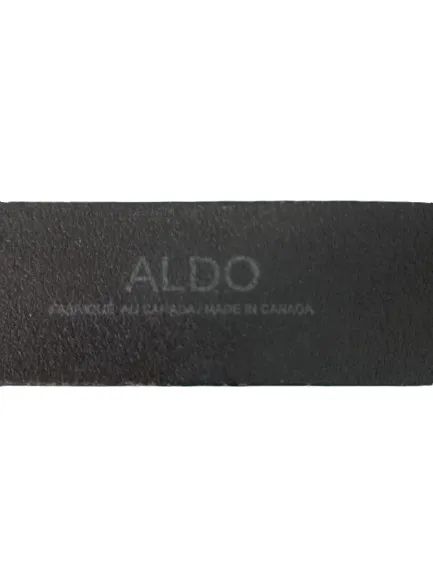 Cinto "Aldo" de couro legítimo preto  (Feito no Canadá) - Foto 5