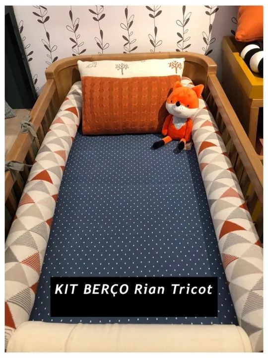 Kit Berço Rian Tricot 
