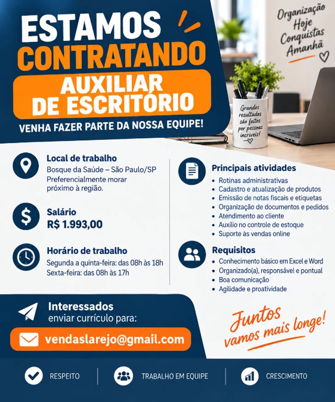 Auxiliar de Escritório