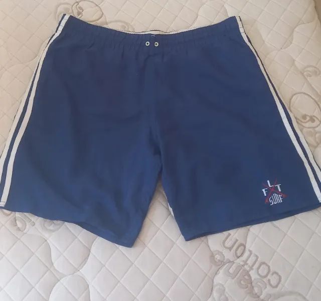 Bermuda KIT 02 peças tactel azul tamanho M usada. - Foto 4