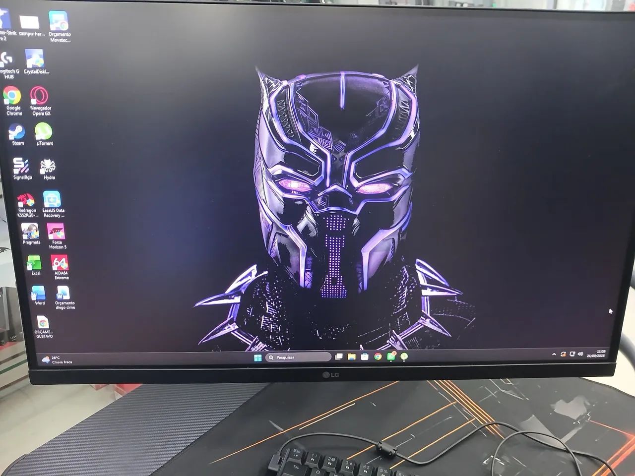 Monitor lg ultragear com suporte
