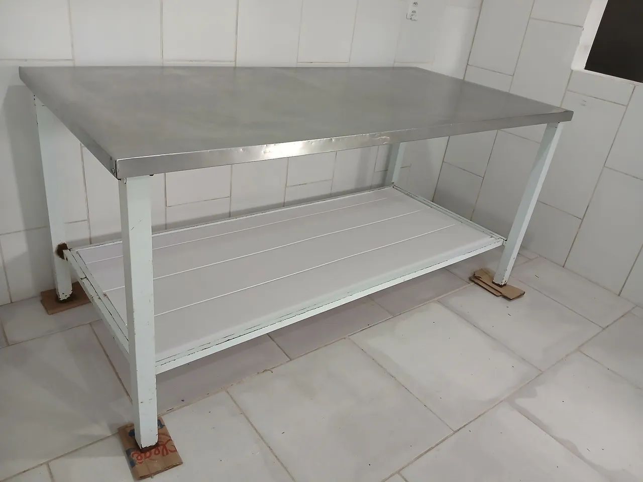 Vendo panela 60l e mesa inox - Foto 2