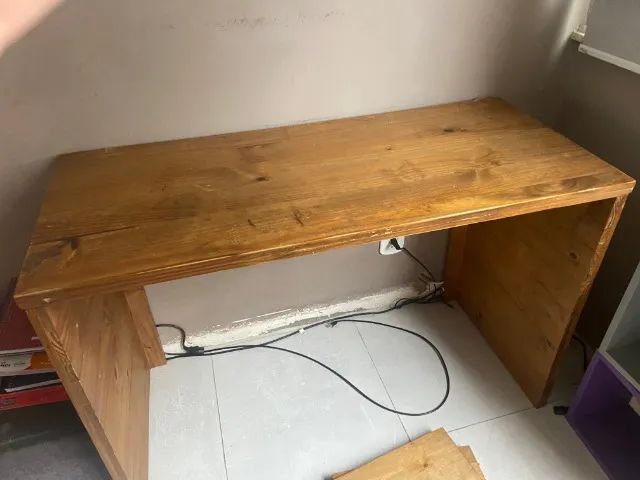 Mesa Escrivaninha 1,15m X 50cm crates - Foto 2