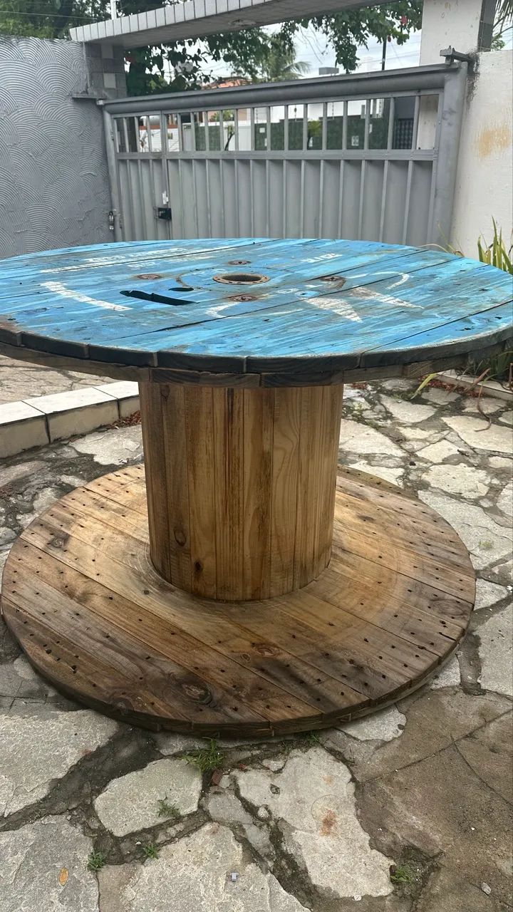 Bobina de madeira para customização  - Foto 3