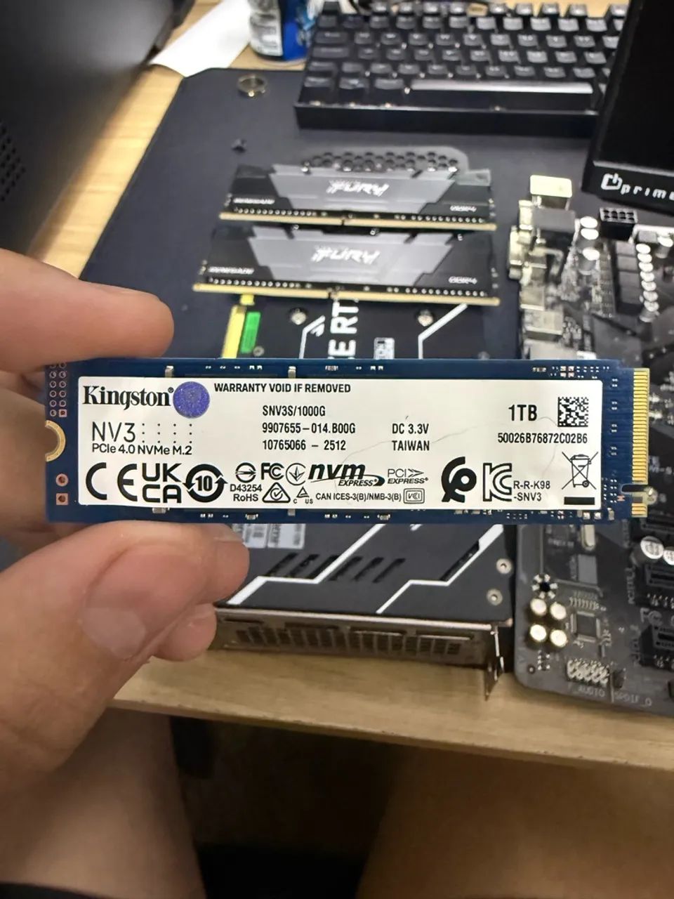 SSD NVME 1TB KINGSTON NV3 