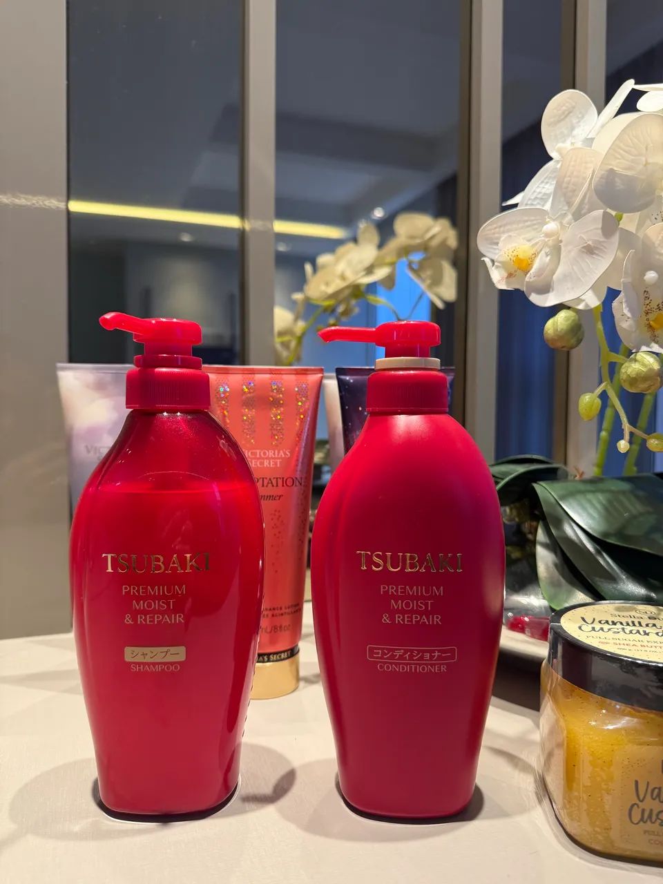 Kit shampoo e condicionador Tsubaki