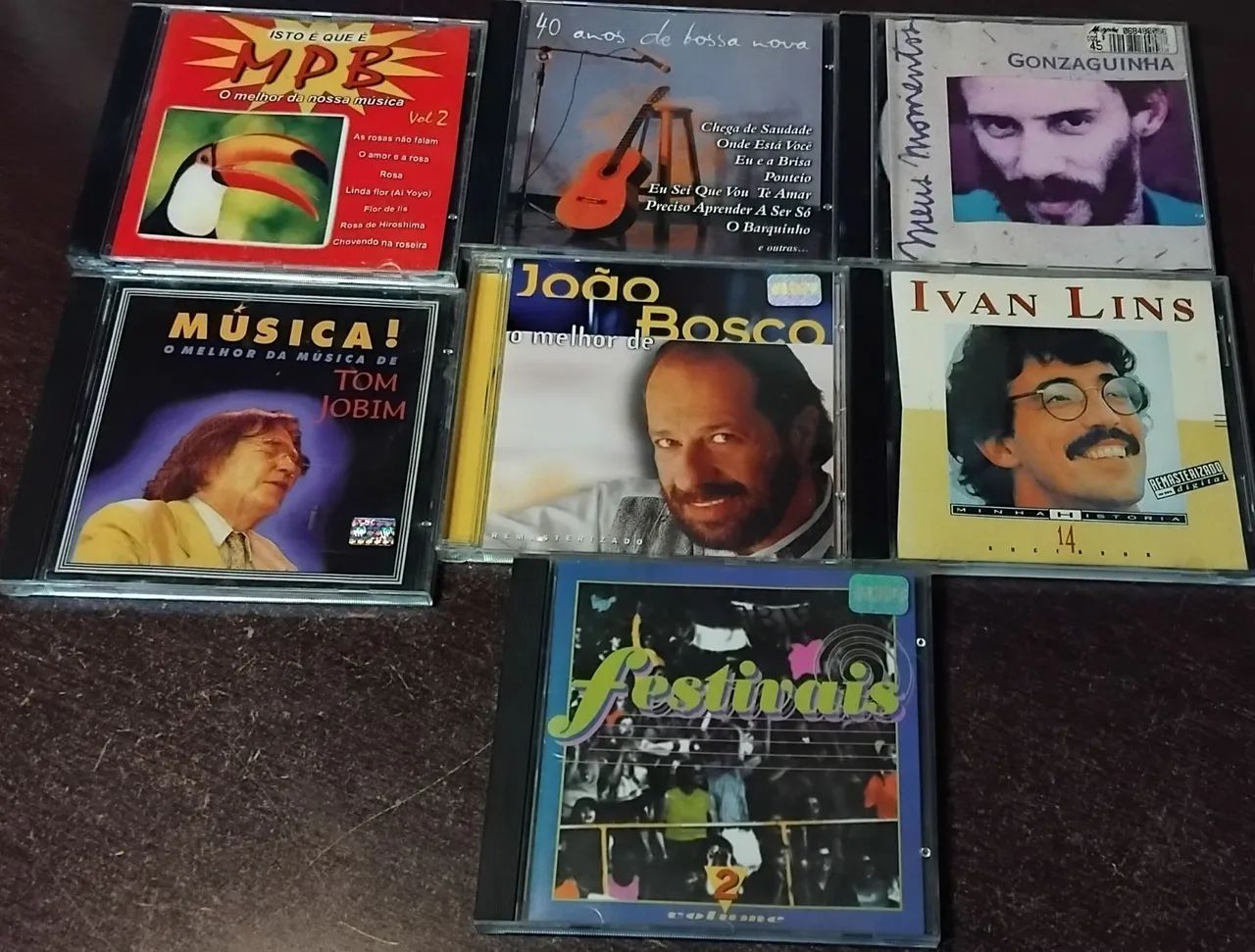Lote de 22 CDs Originais - MPB, Bossa Nova, Românticos