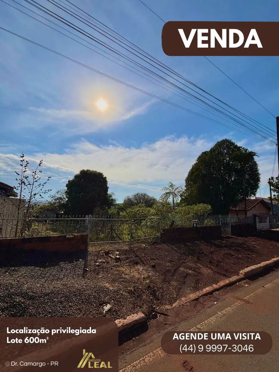 Terreno à venda - Centro Doutor Camargo PR