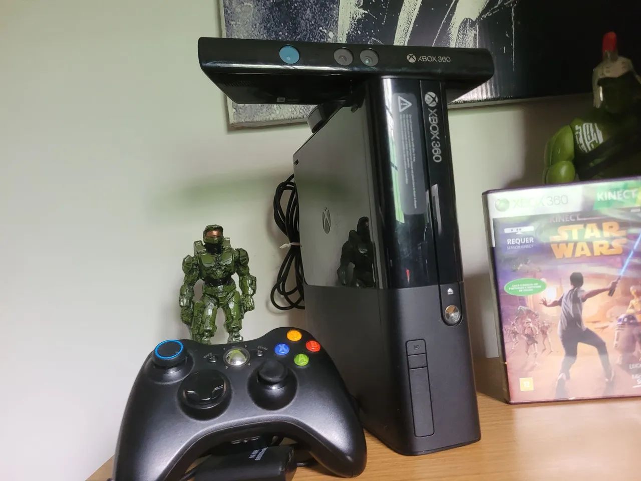 Xbox 360 super slim completo com Kinect  - Foto 2