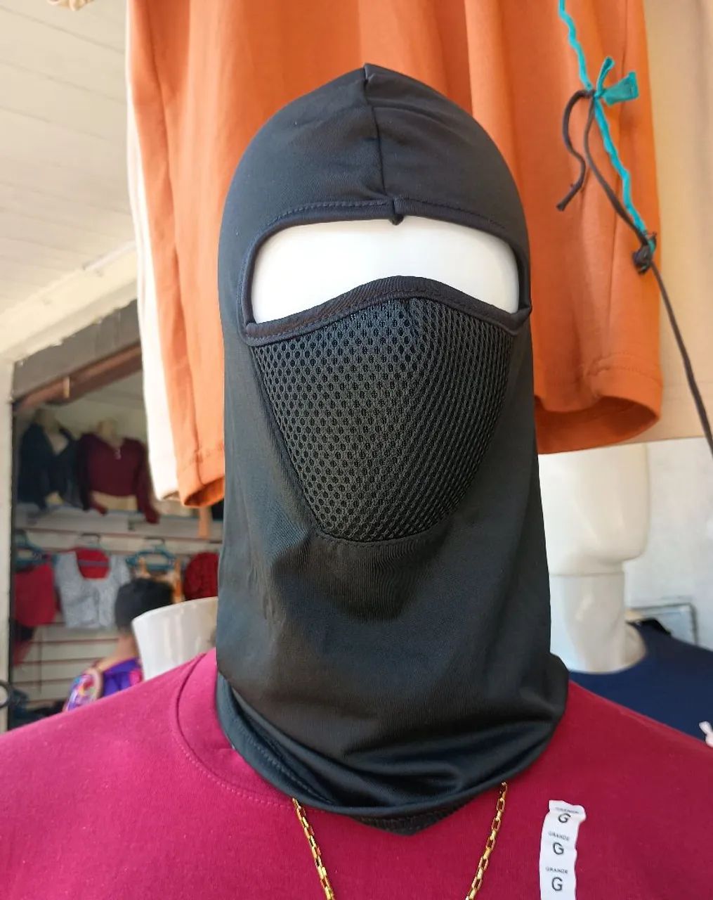 Máscara Balaclava Preta Nova - Foto 2